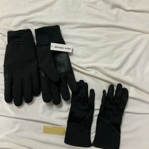Michael Kors Black His and Hers Gloves